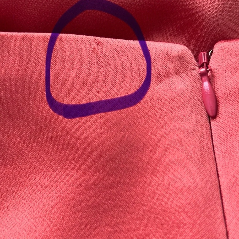 NEW Jonathan Simkhai Mae Coral Draped Satin Mini Skirt Size 4 Reg. $345 - Picture 12 of 12